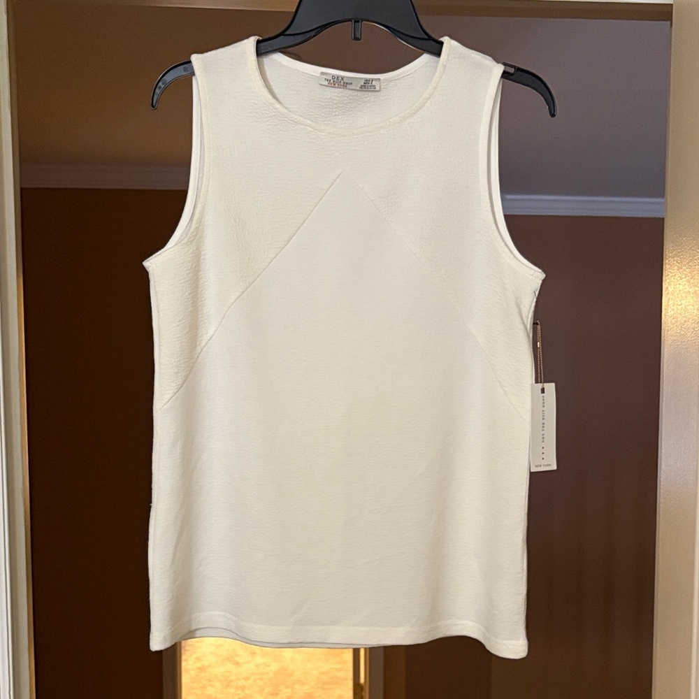 Dex Ivory Sleeveless Tank Top NWT